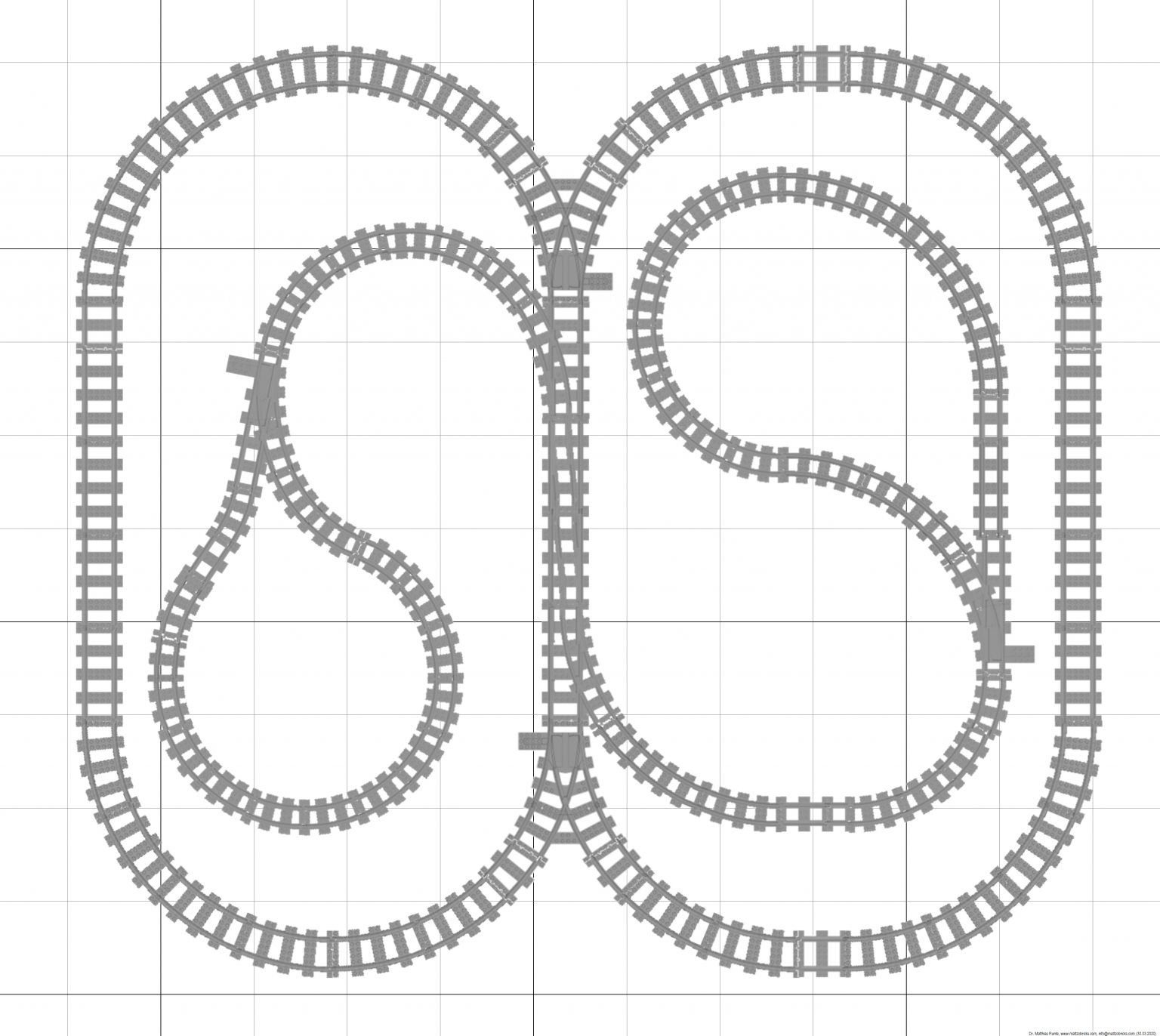 TrixBrix Narrow Gauge Layouts MattzoBricks