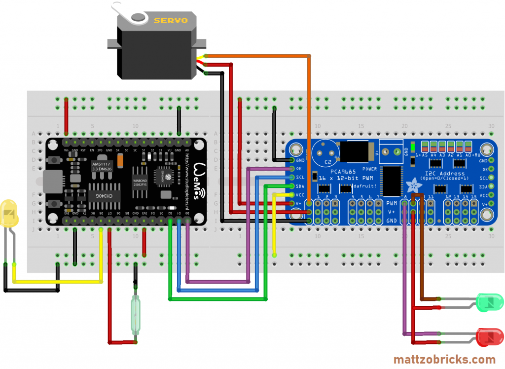 Wiring Diagram MLC with PCA9685