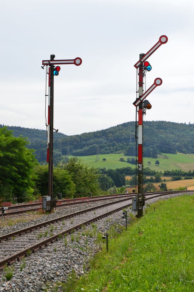 German Main Semaphore Signal