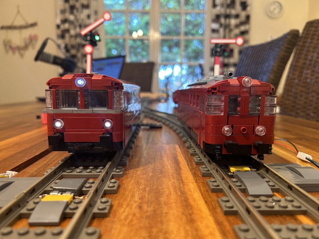 LEGO Railbus 8wide and 6wide