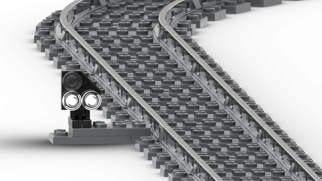 Swiss dwarf signal (Schweizer Zwergsignal) - Stop